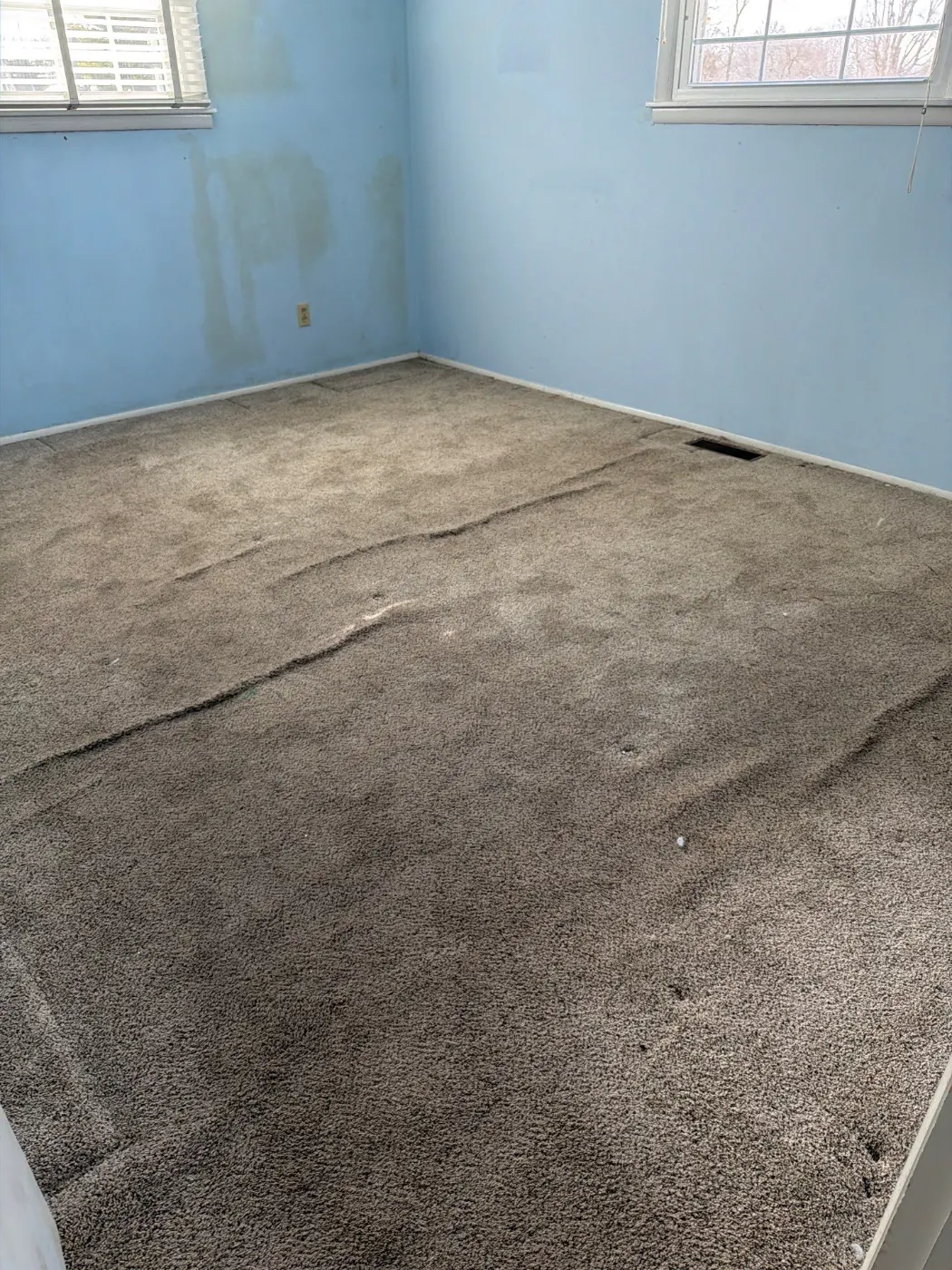 IICRC certified dry-out in progress at Viking Meadows home